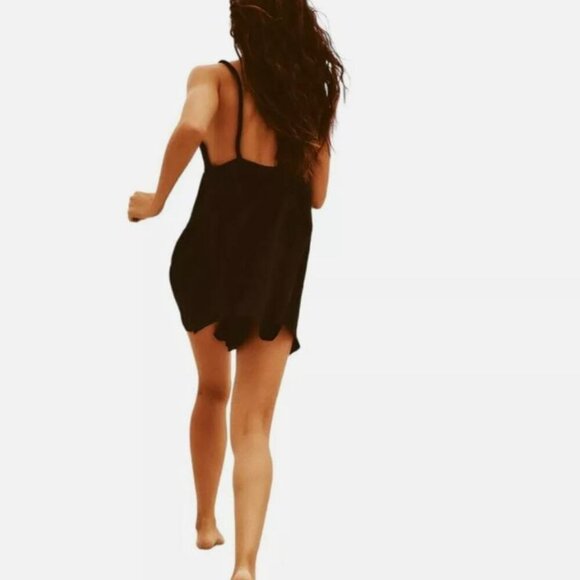 ZARA PLAYSUIT WITH WOVEN STRAPS BLACK SIZE M | 7200/355 - Picture 3 of 4